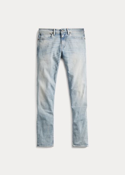 Calças De Ganga Ralph Lauren Faded Stretch Skinny Homem 40267-QNTA